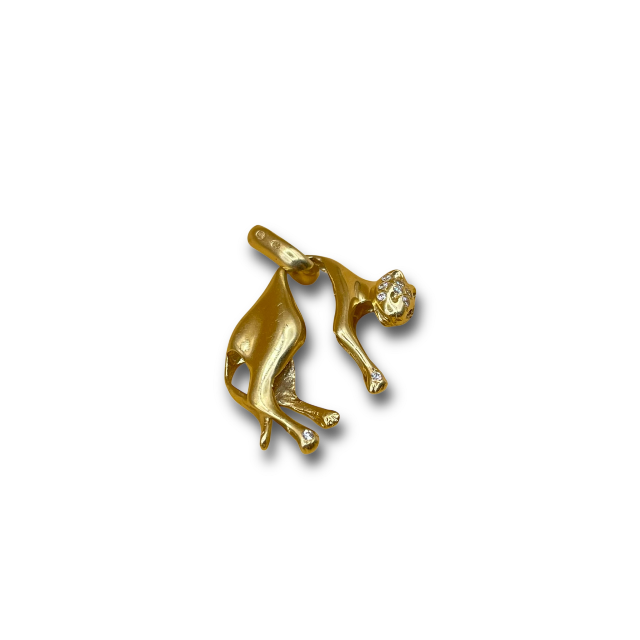 Panter 14 karaat hanger