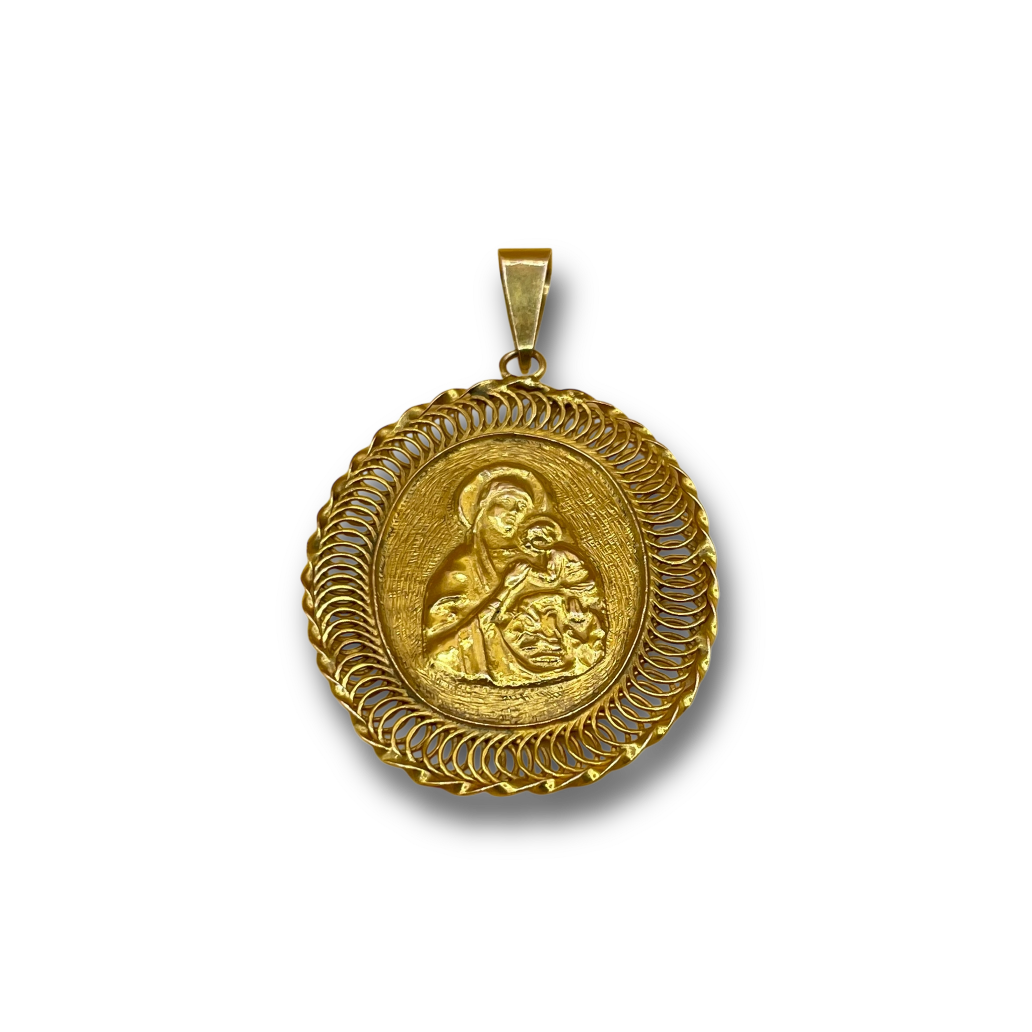 Religieuze hanger 14 karaat