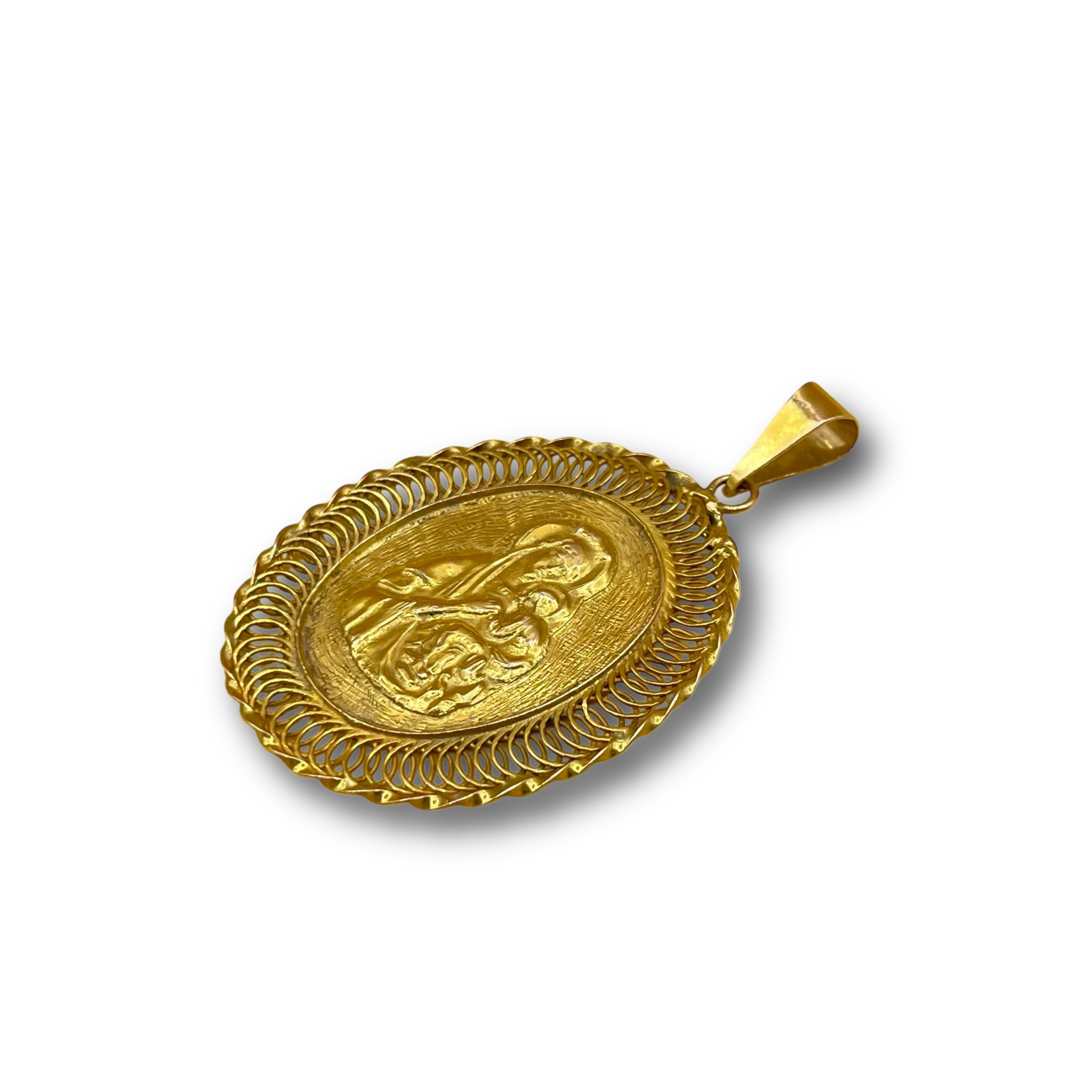 Religieuze hanger 14 karaat