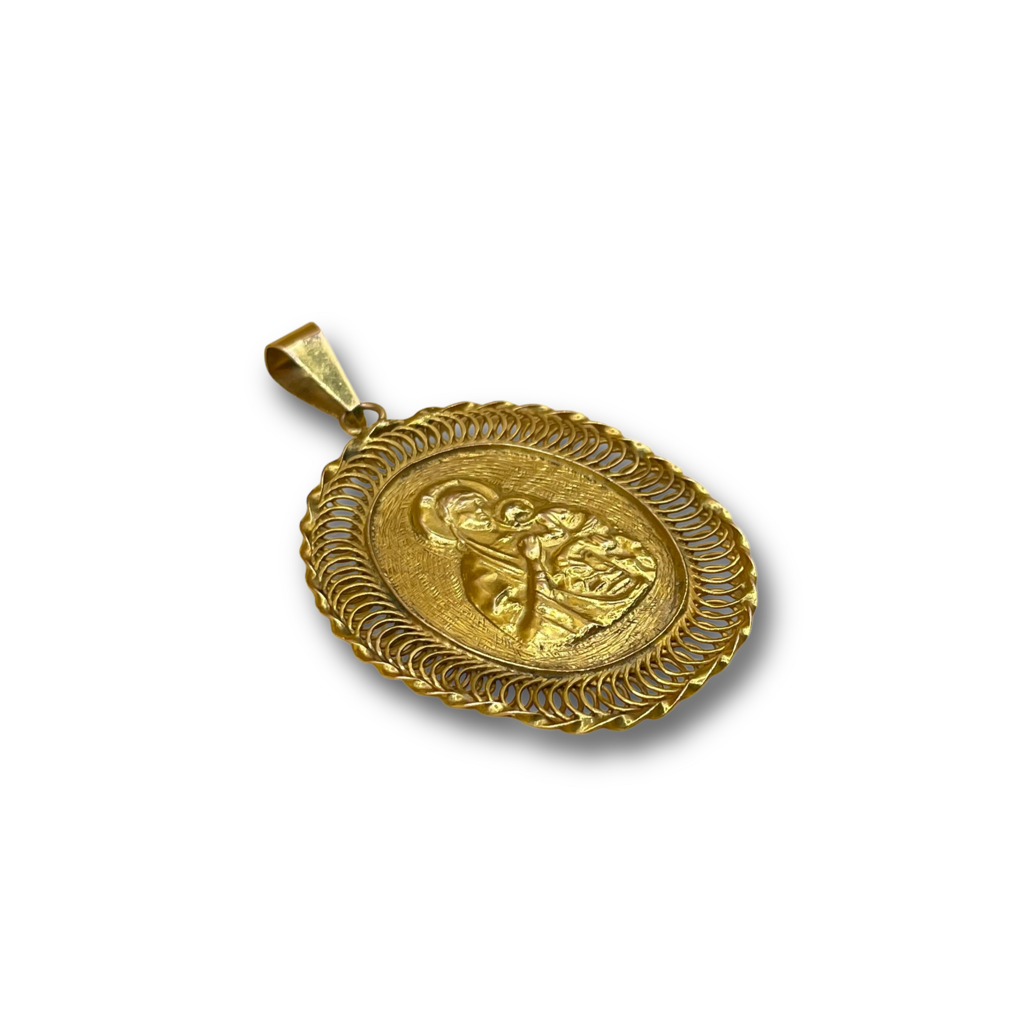 Religieuze hanger 14 karaat