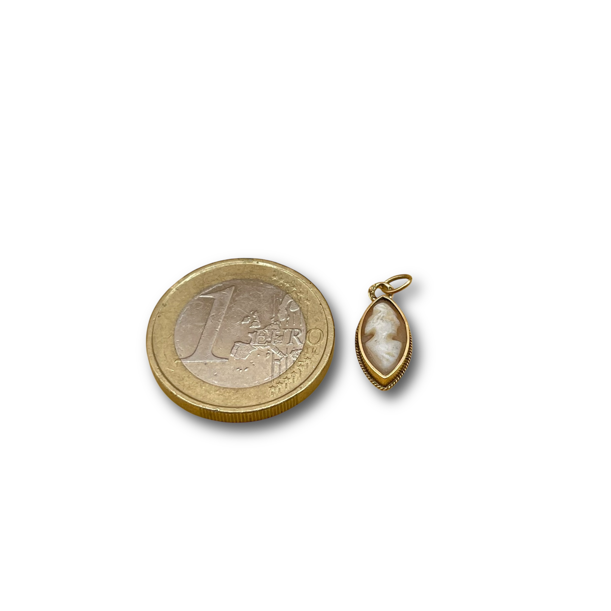 Camee hanger 14 karaat