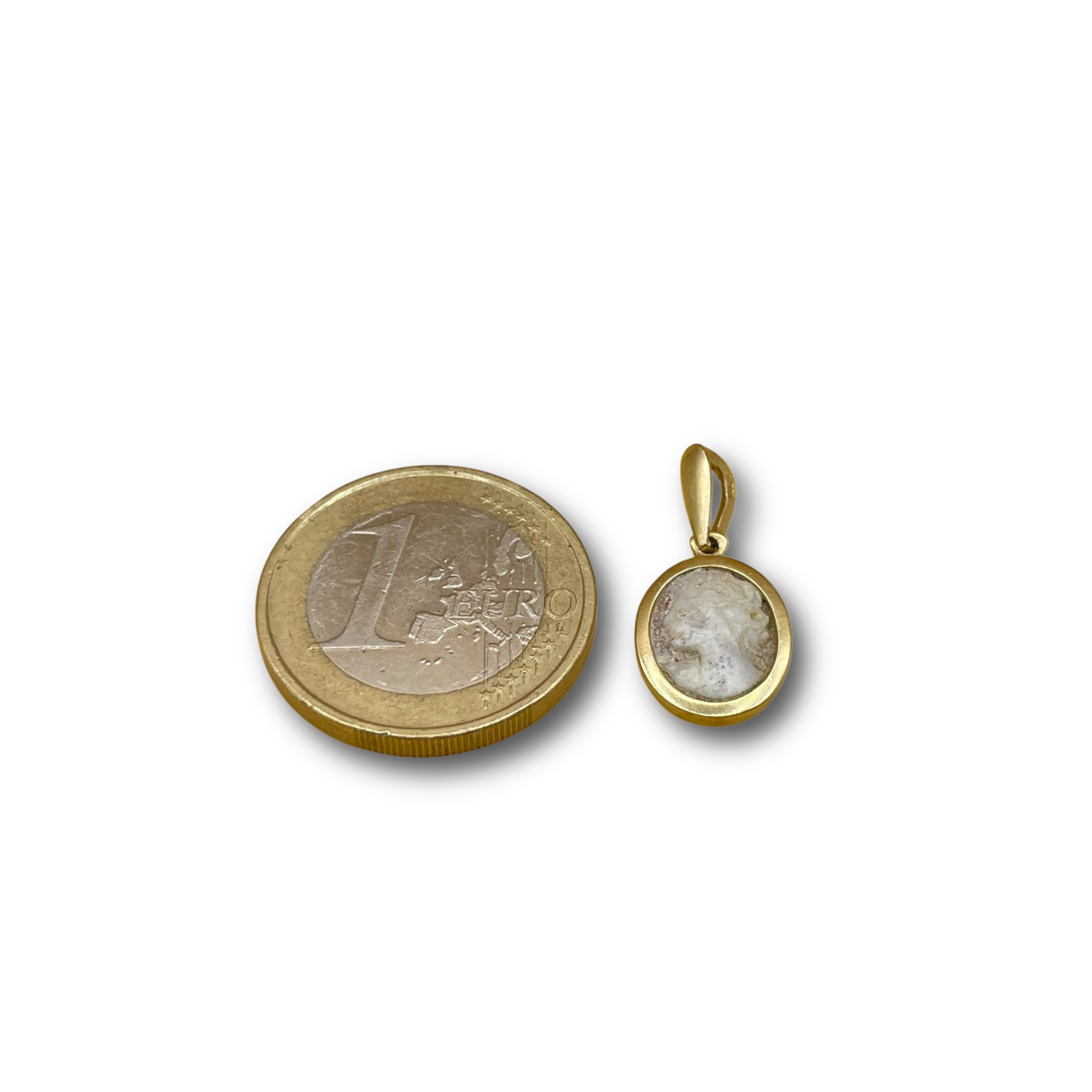 Camee hanger 14 karaat