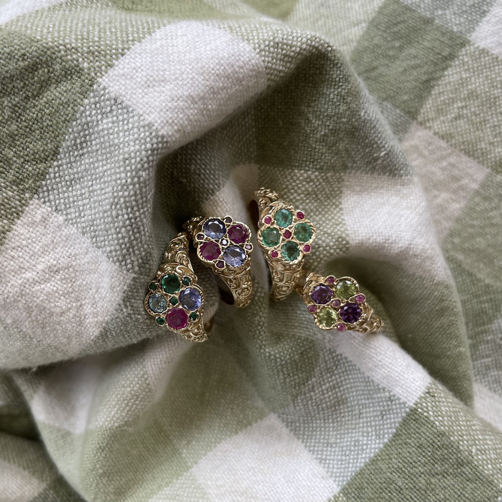 Klaver ring zelf samenstellen