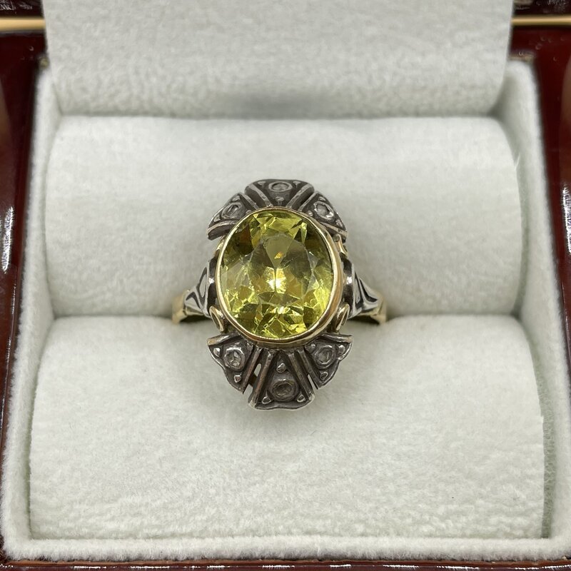 Peridot roos diamant