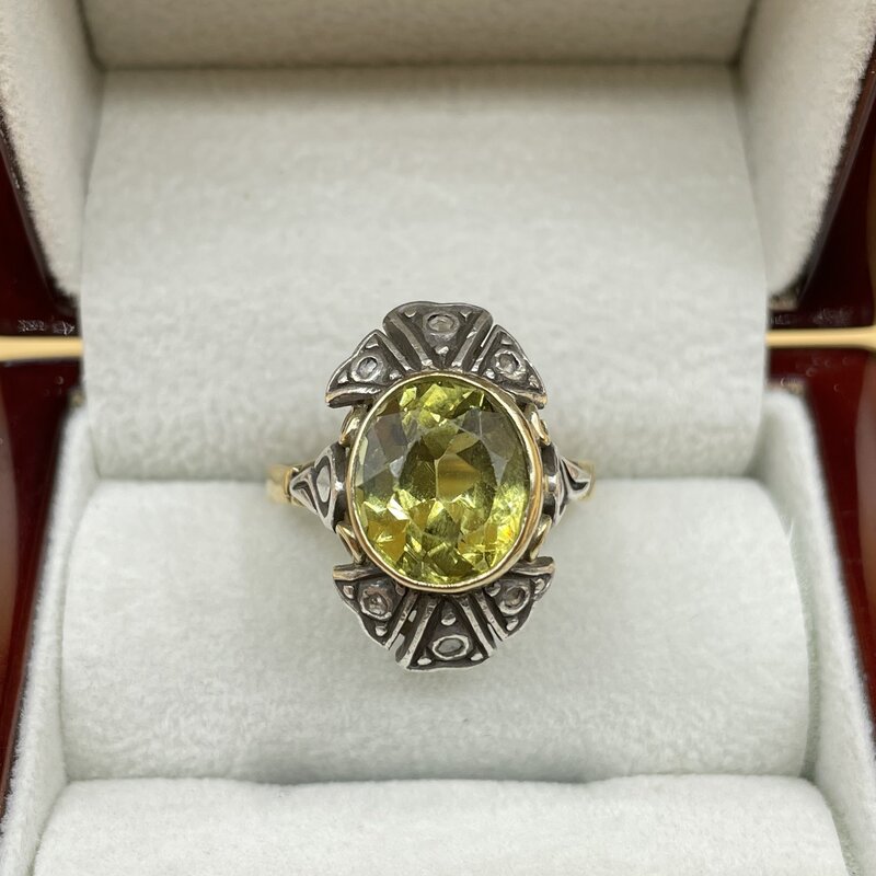 Peridot roos diamant