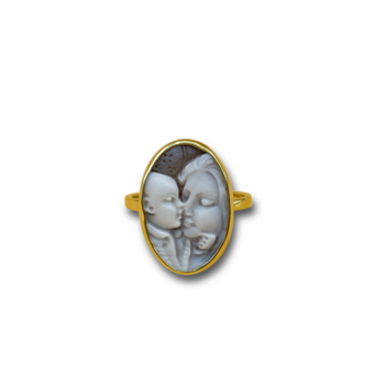 Mother child cameo