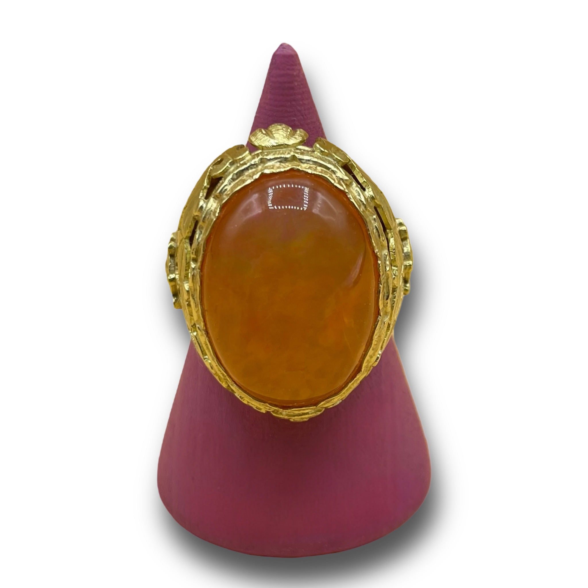 Oranje vuur opaal antiek