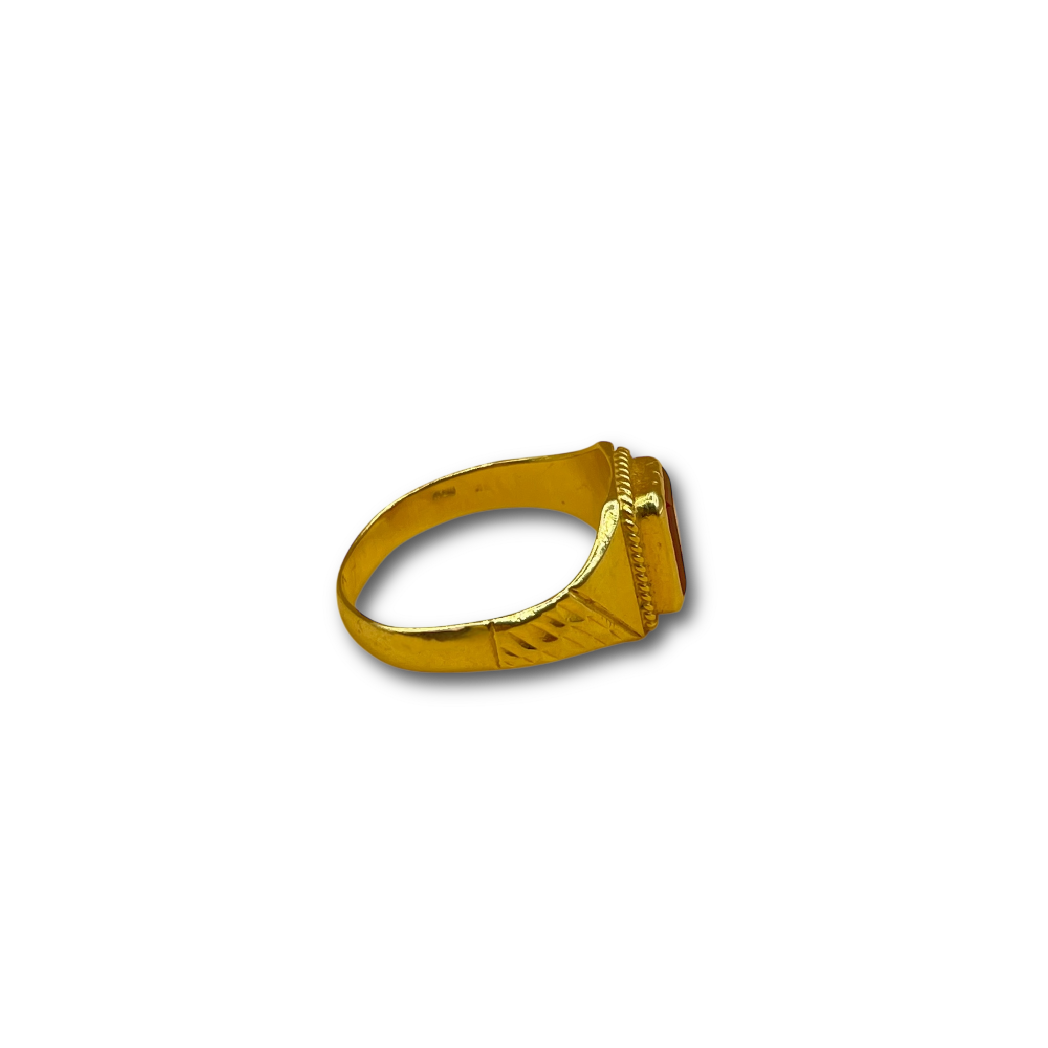 Roze steen spinel vierkant