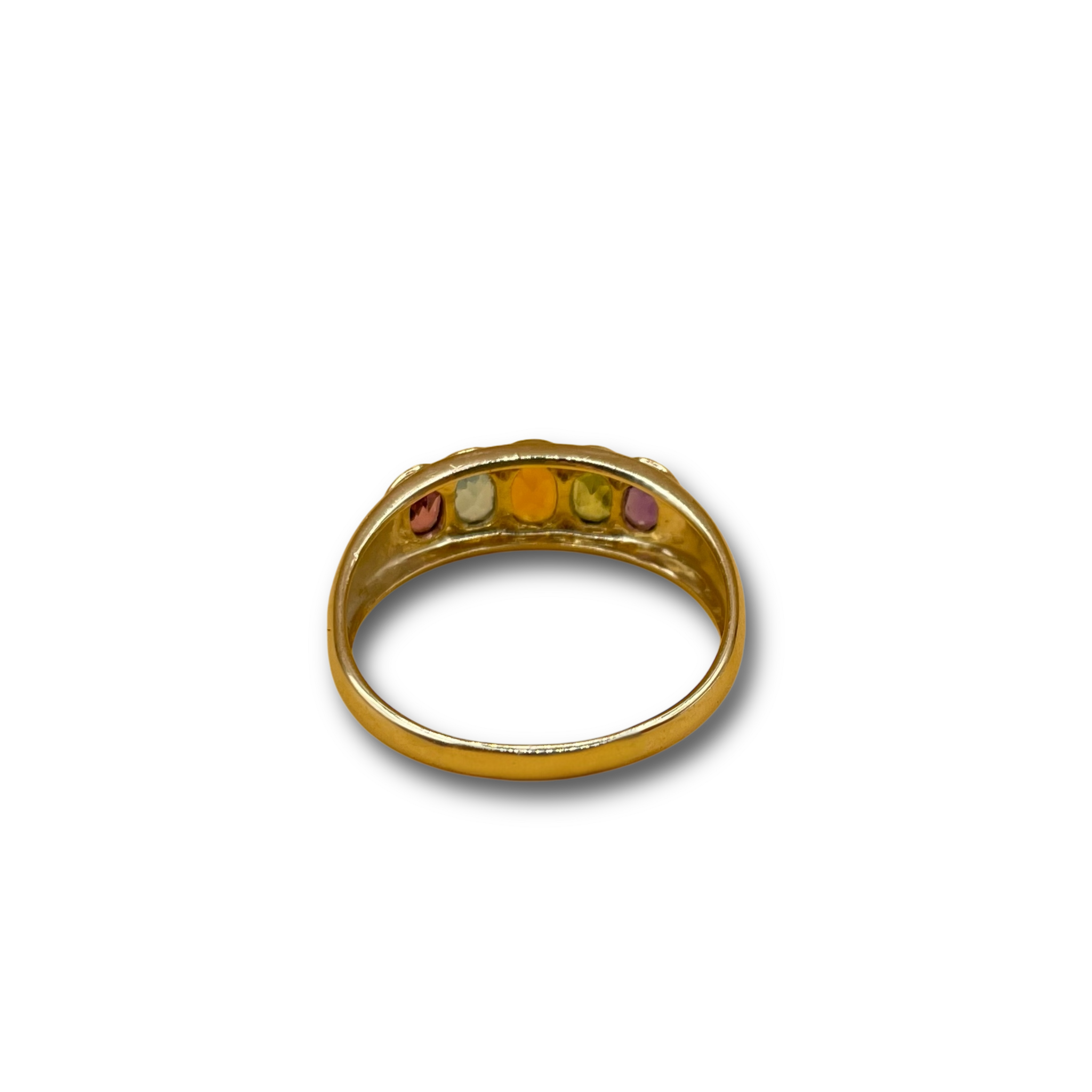 Regenboog amethist, peridot, citrine, topaas