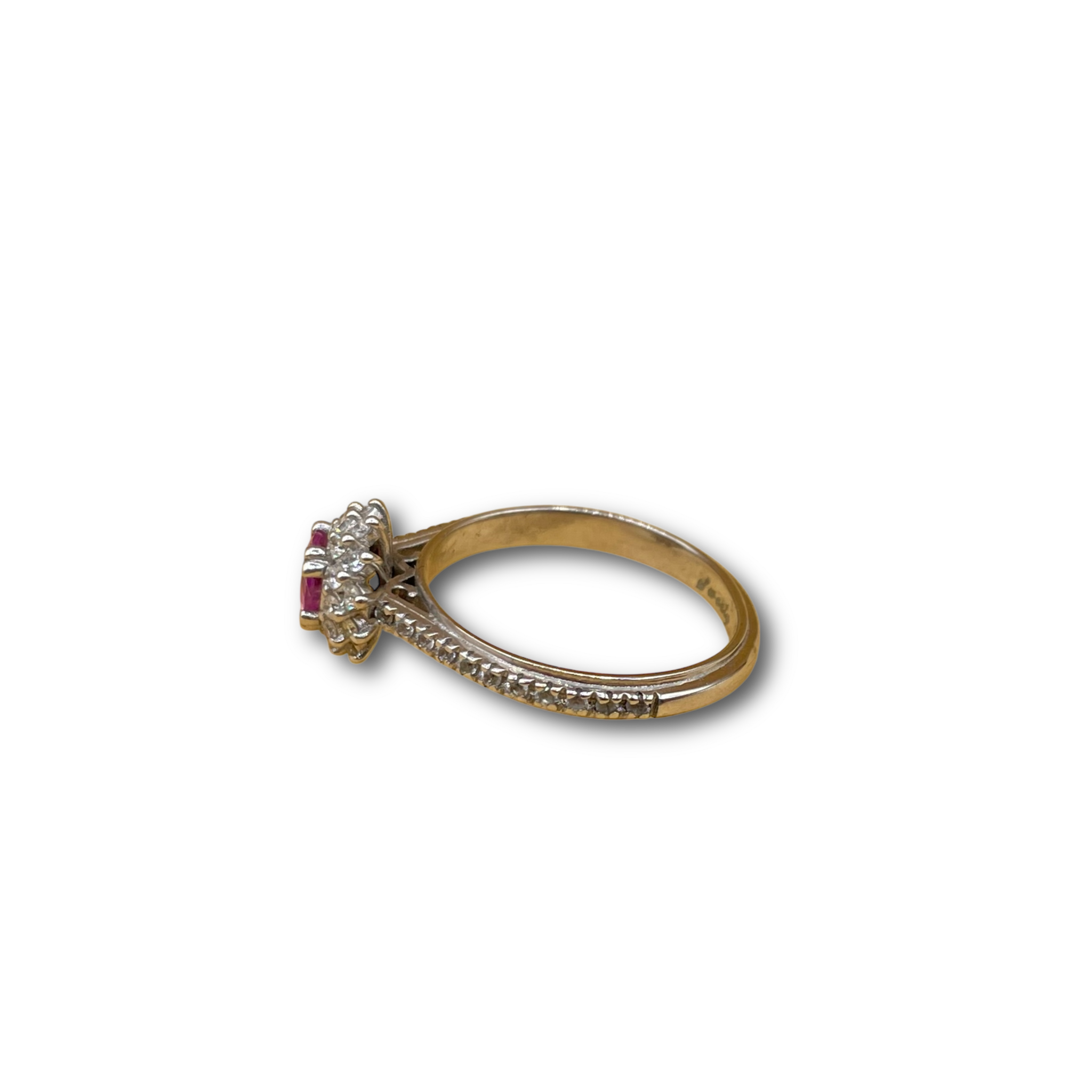 Roze saffier diamant