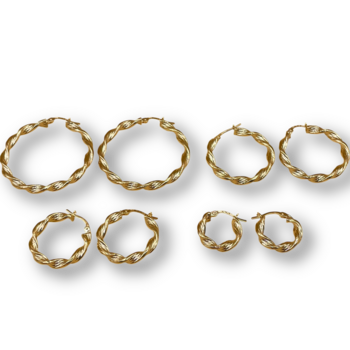 Twisted Earring hoops