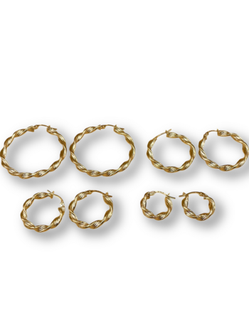 Twisted Earring hoops