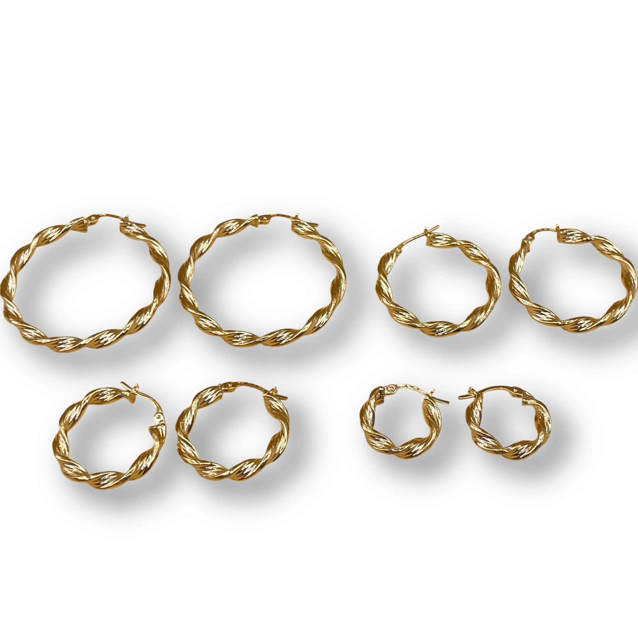 Oorbel gedraaide touw