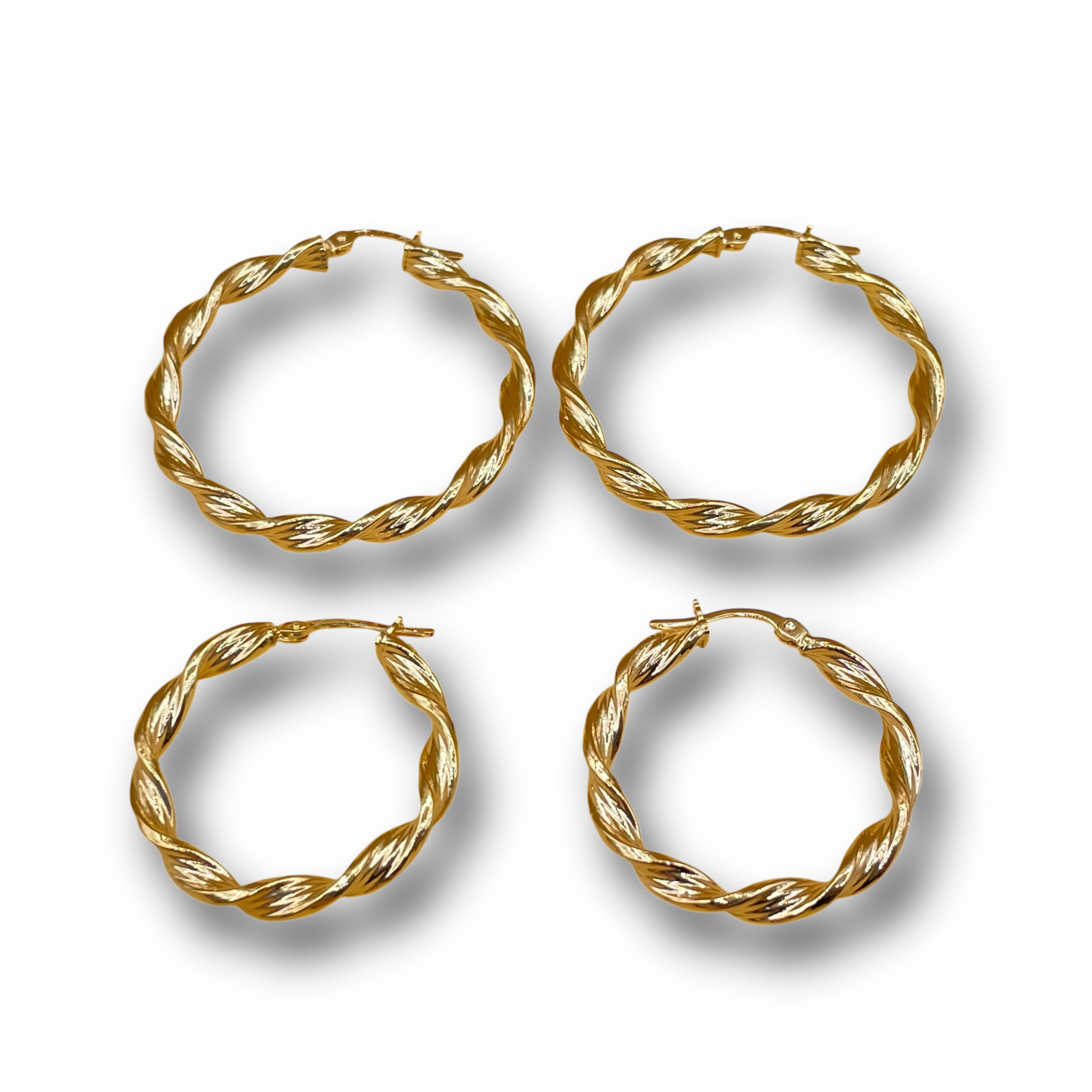 Oorbel gedraaide touw