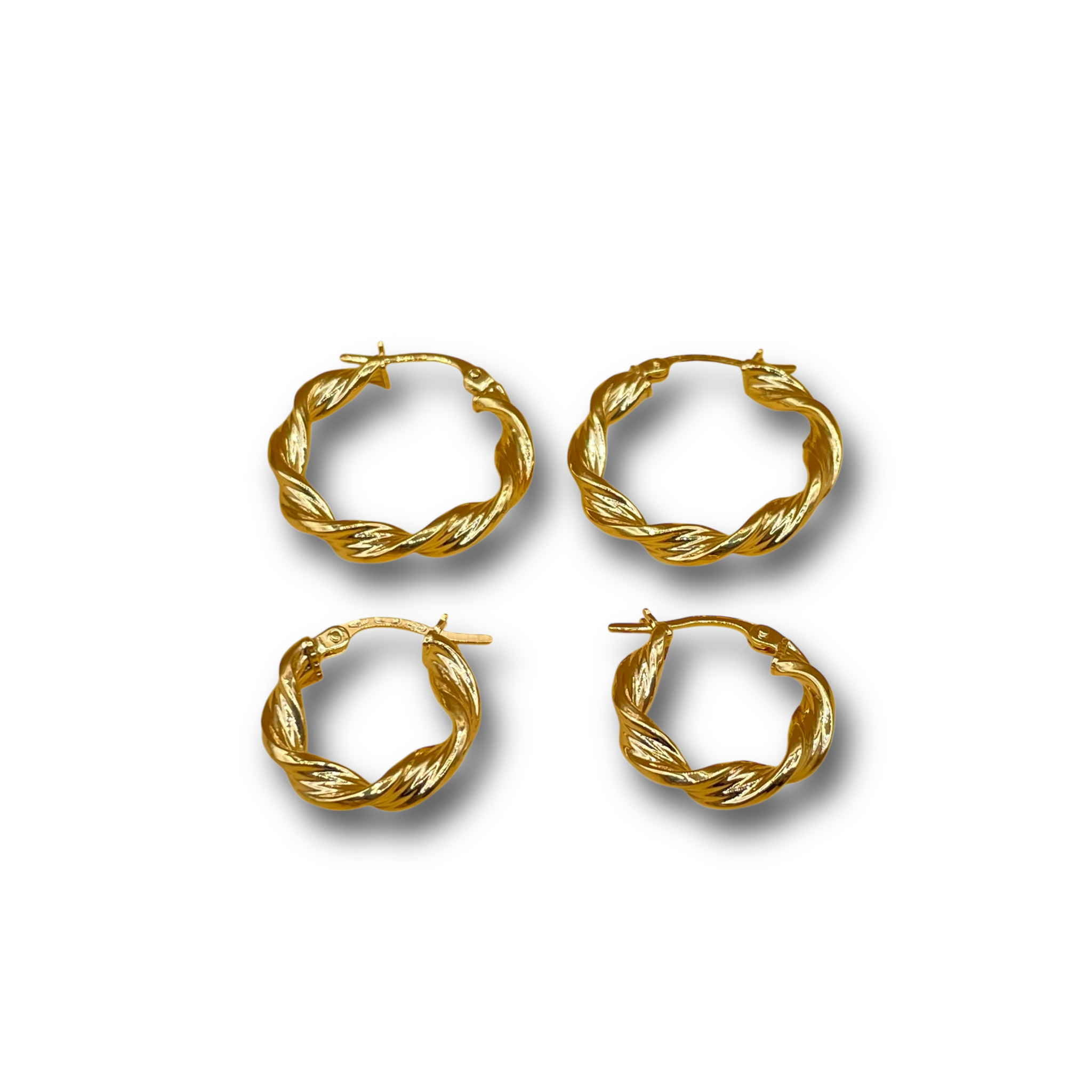 Oorbel gedraaide touw