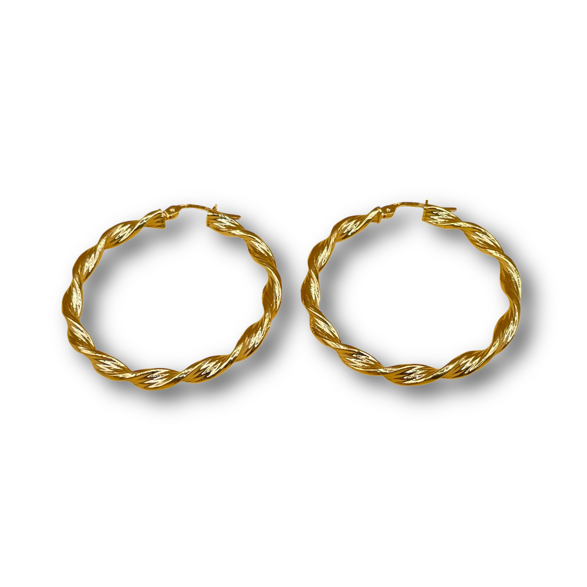 Oorbel gedraaide touw