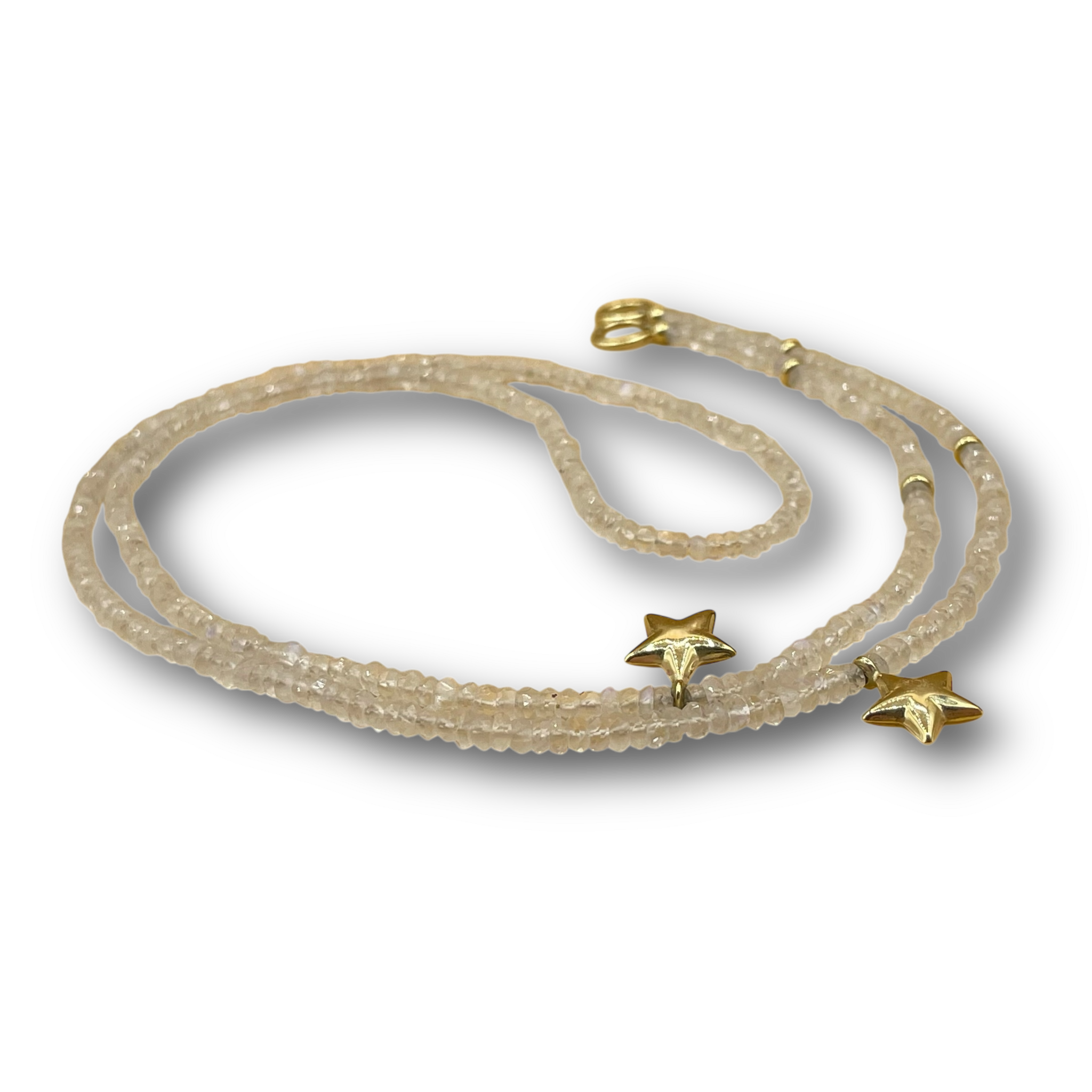 Maansteen ketting ster