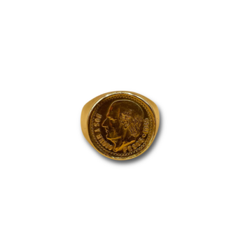 Mexican coin ring