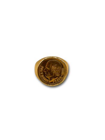 Mexican coin ring