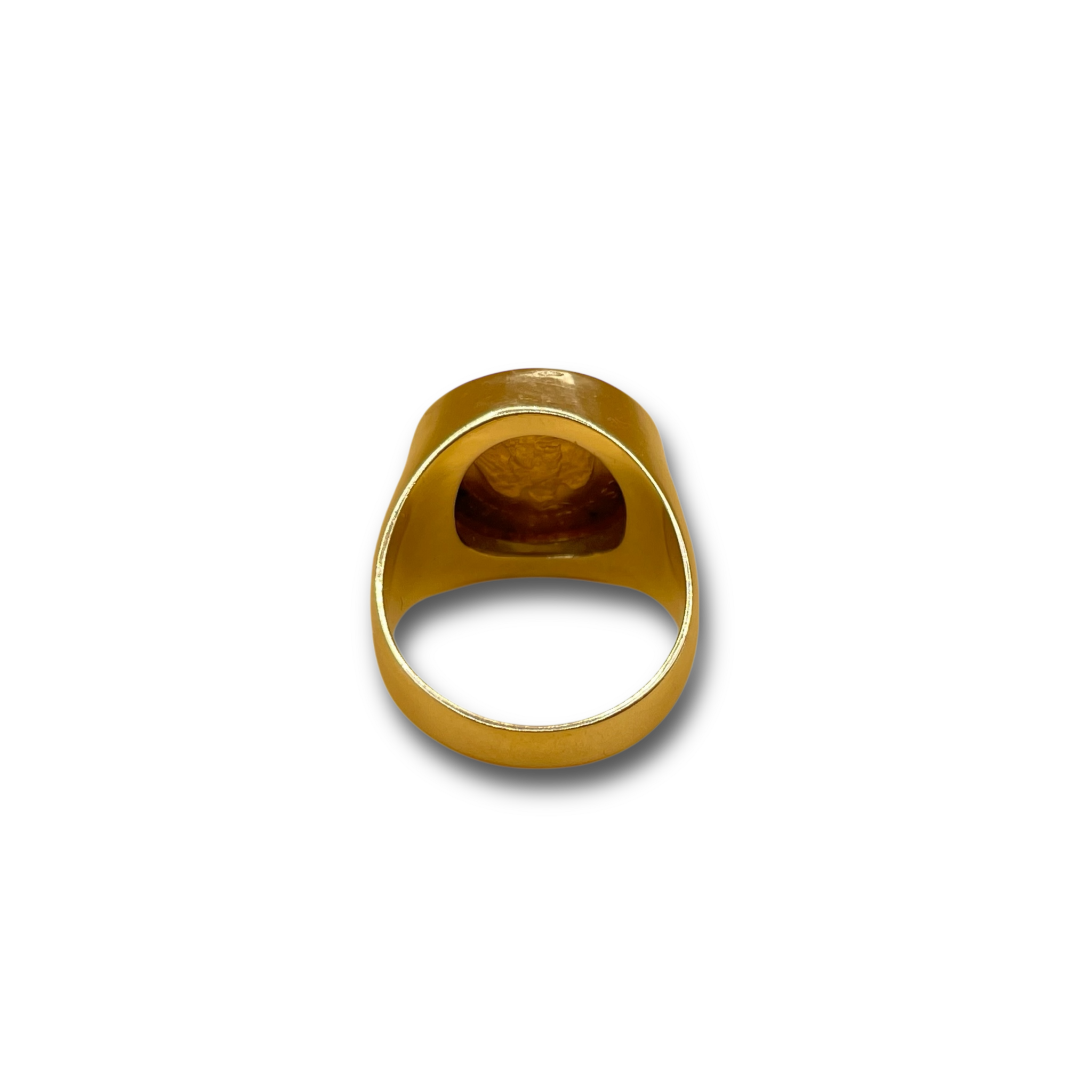 Mexicaanse pure gouden munt ring