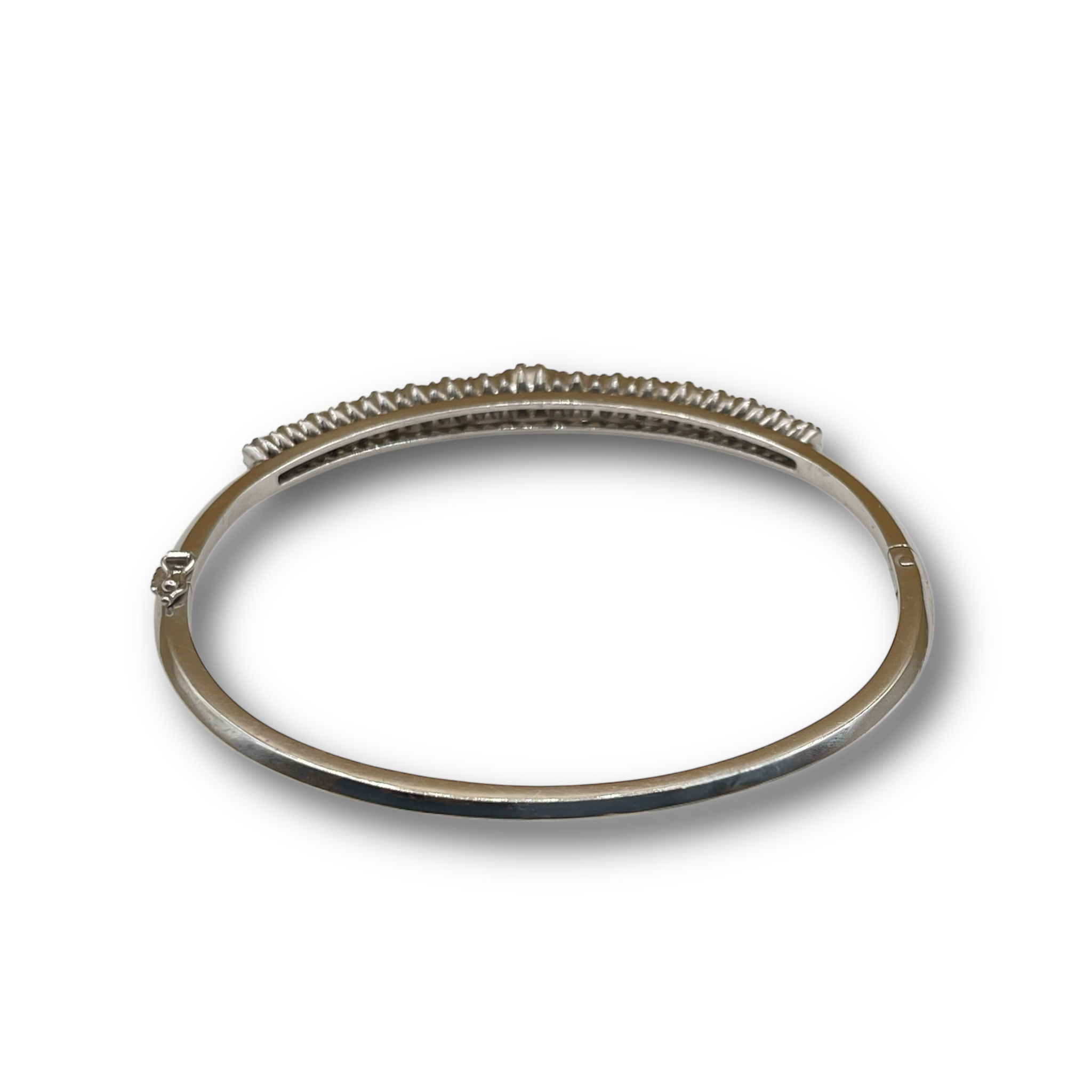 Diamant armband witgoud