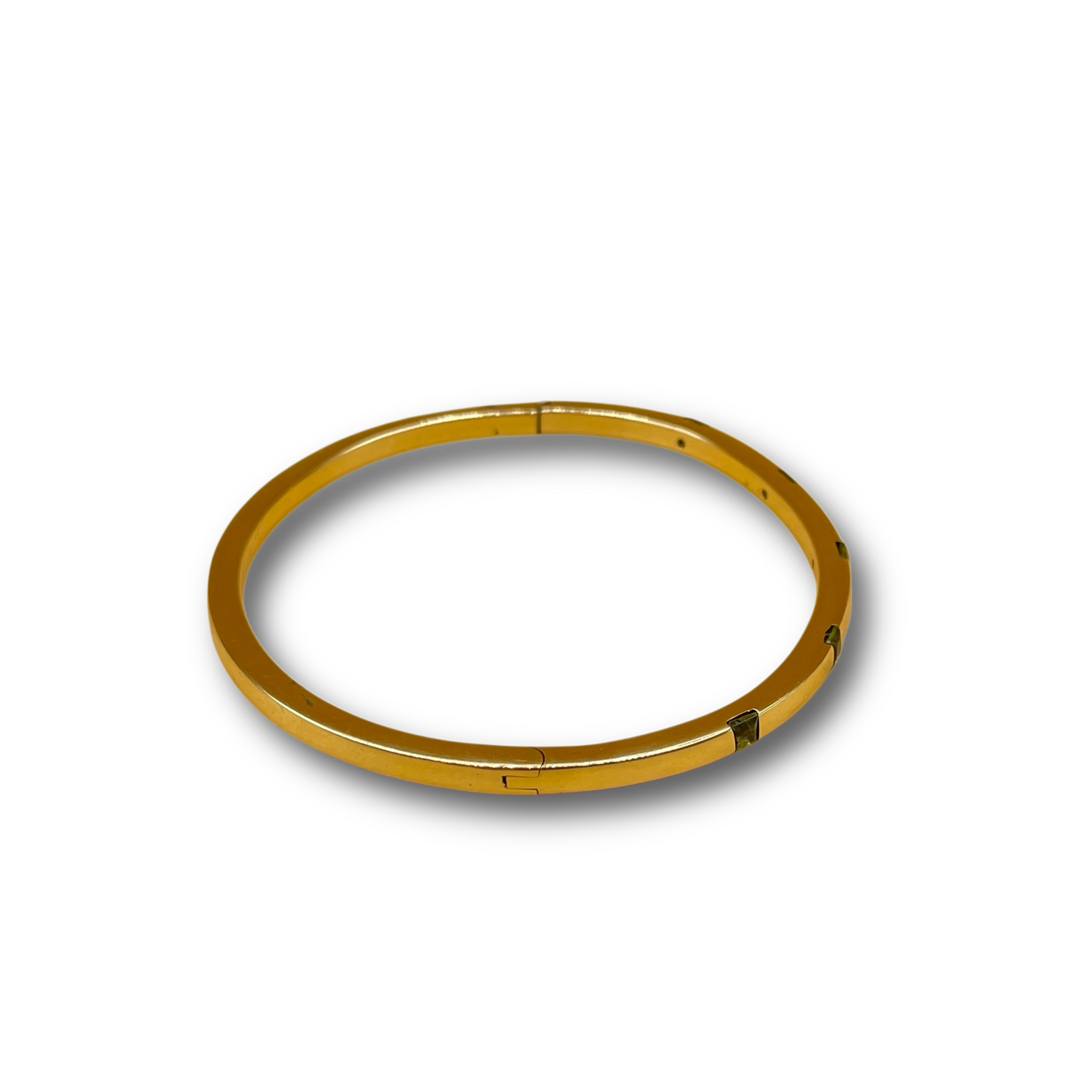 Groene toermalijn slaven armband