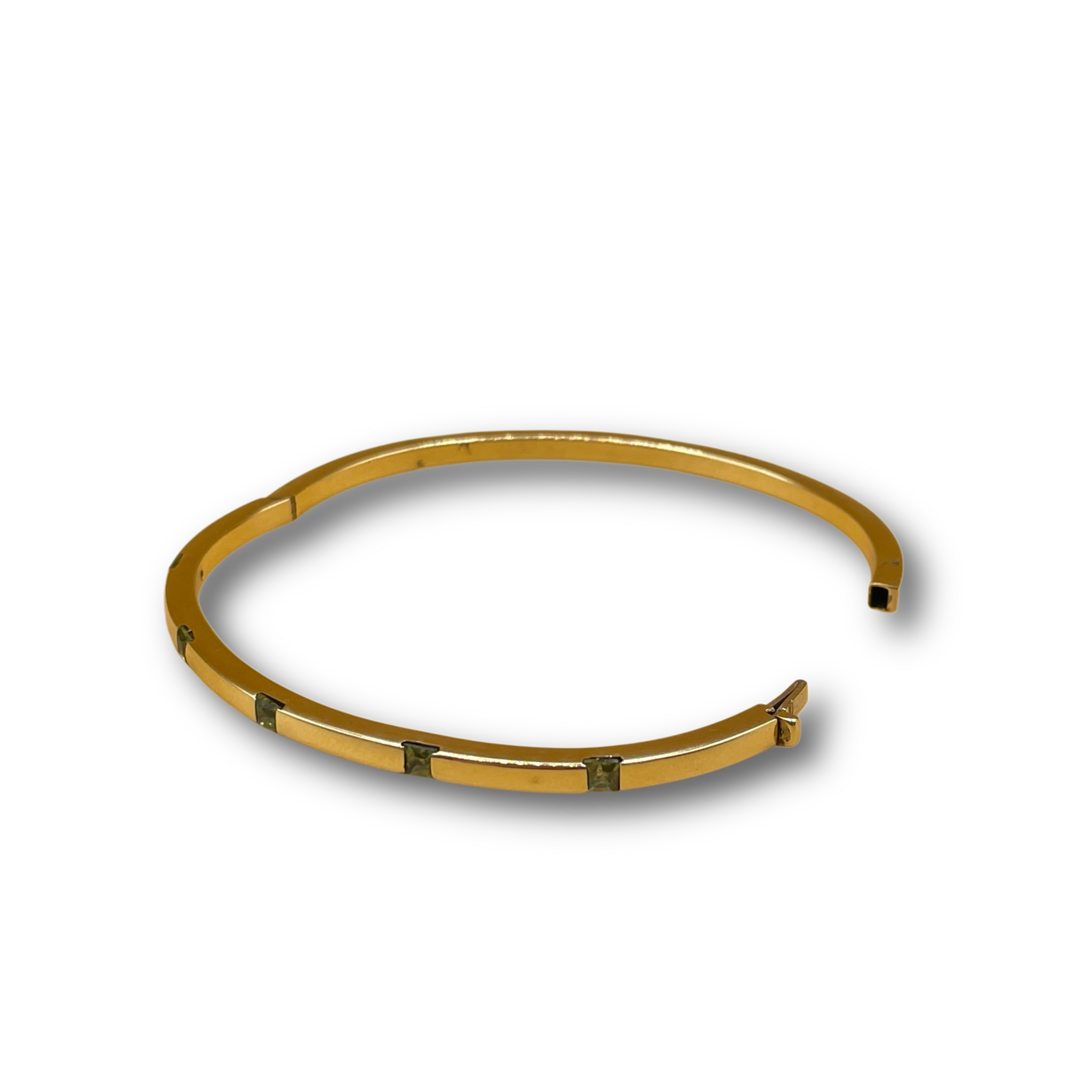 Groene toermalijn slaven armband