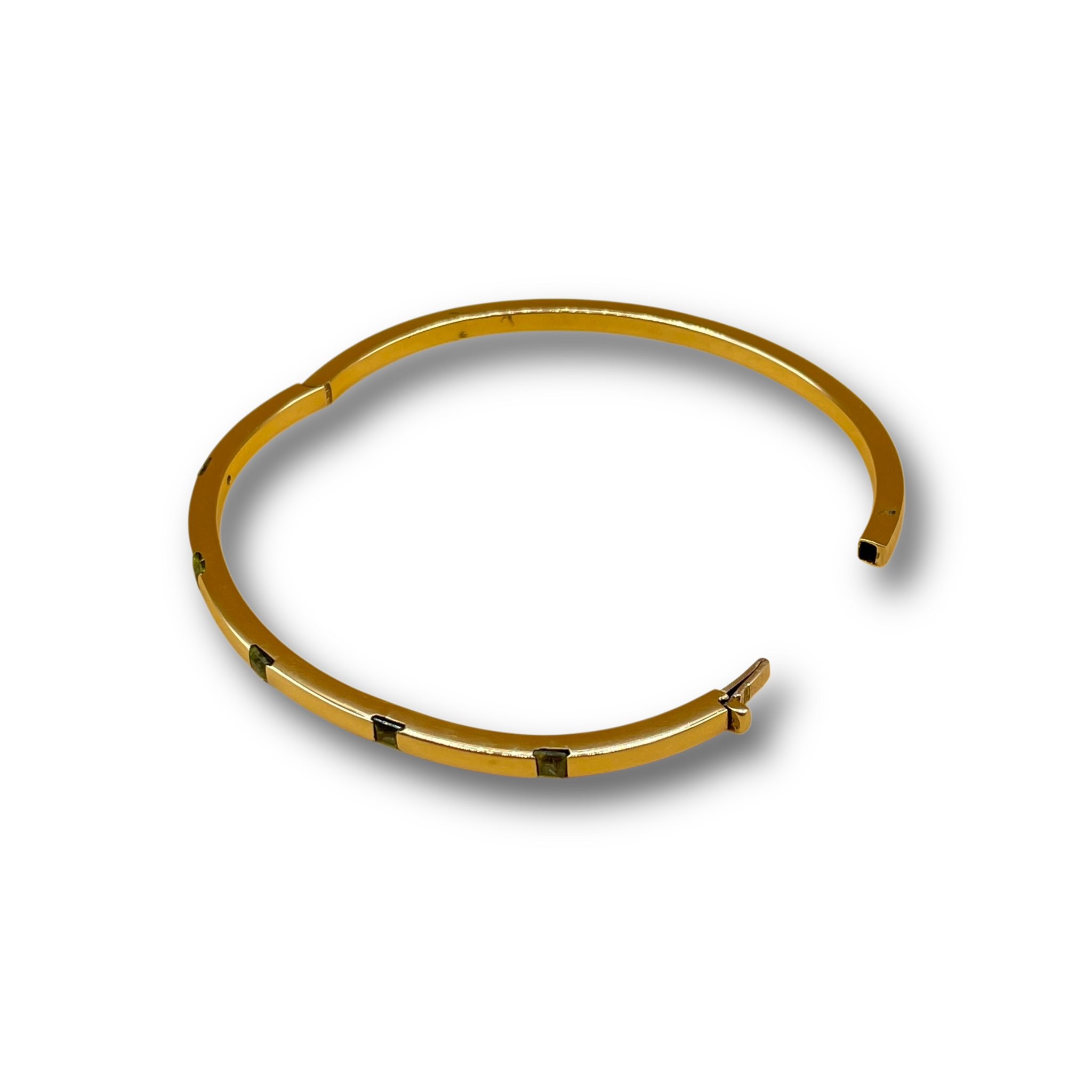 Groene toermalijn slaven armband