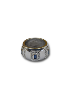 .33ct diamond sapphire