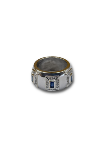 .33ct diamond sapphire