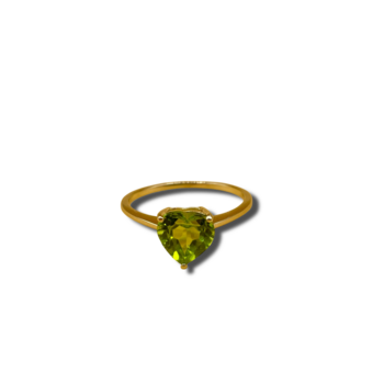 Peridot heart