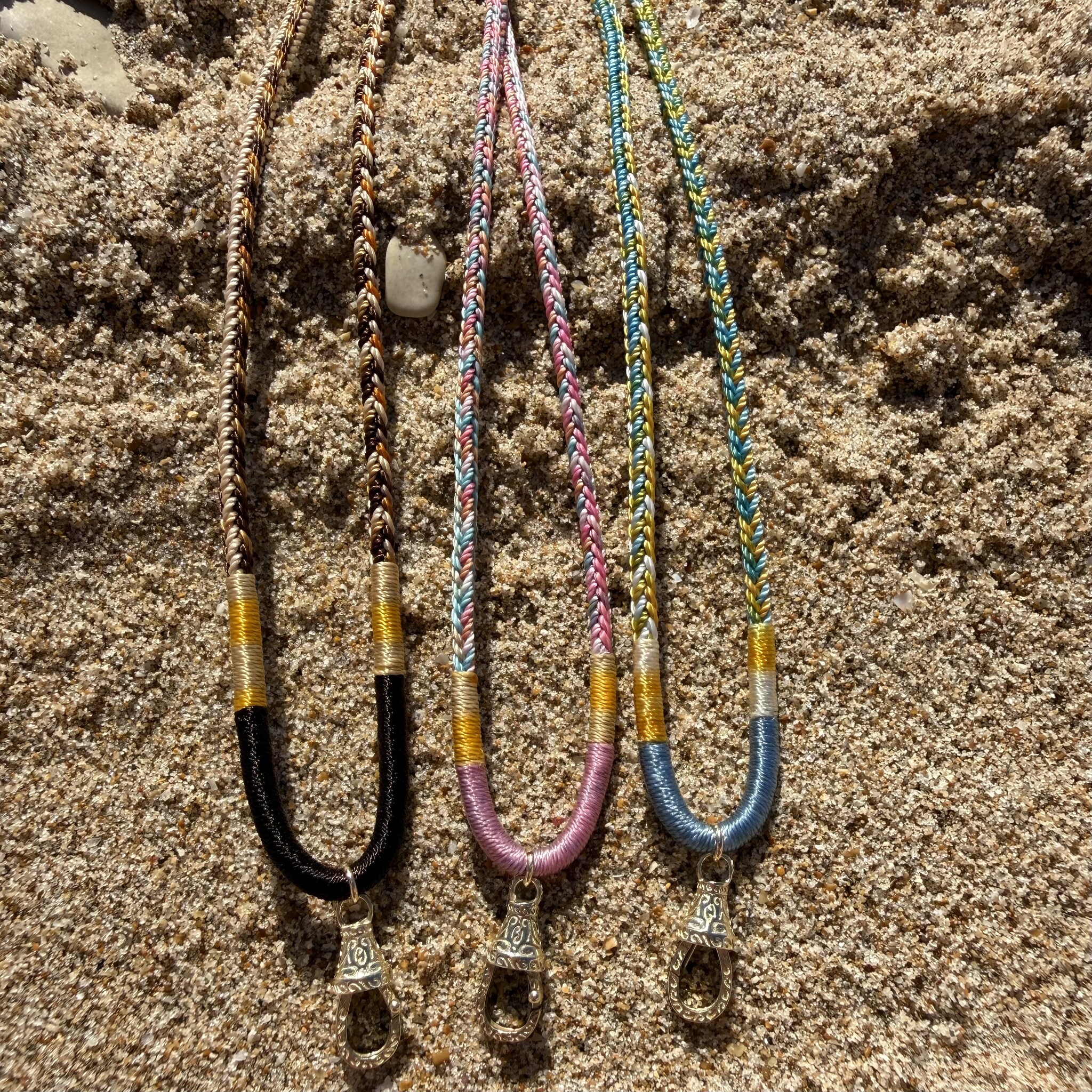 Handgemaakte koord ketting