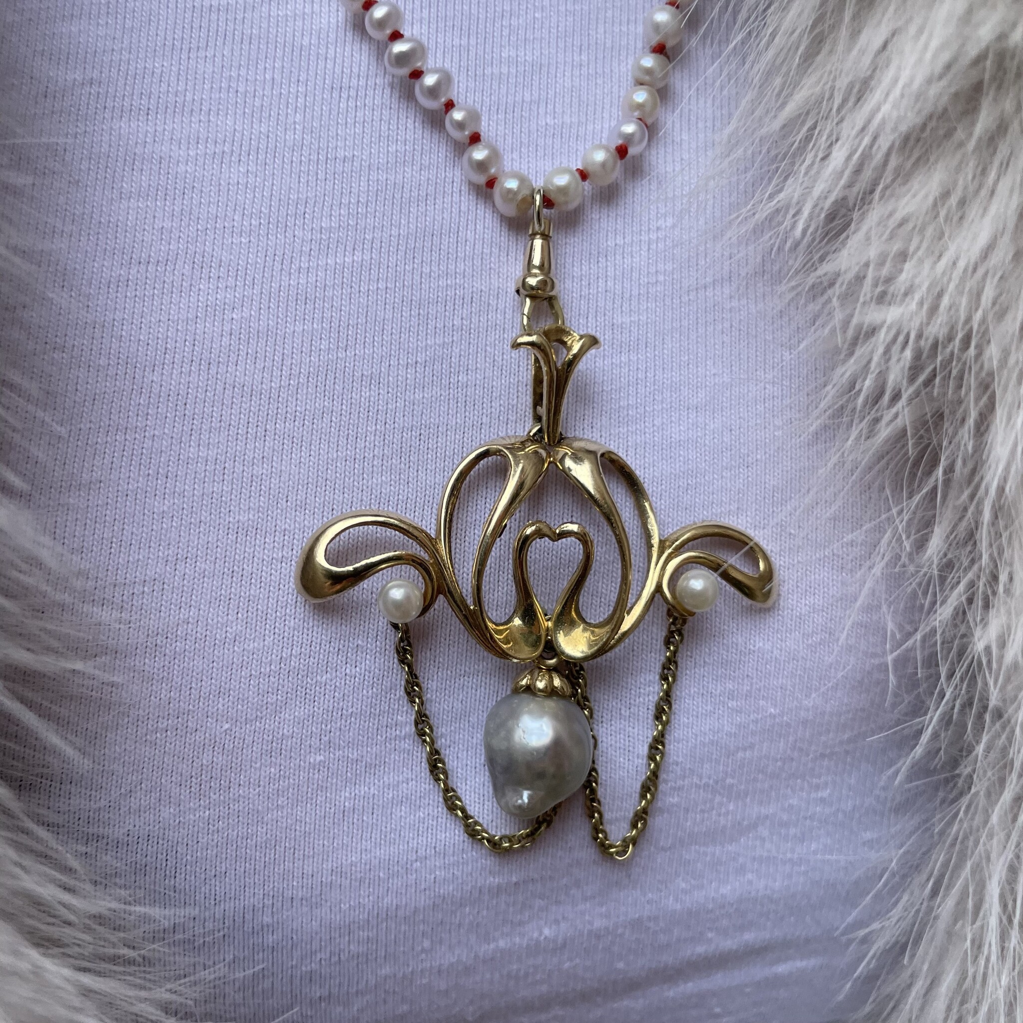 Art nouveau Parel hanger