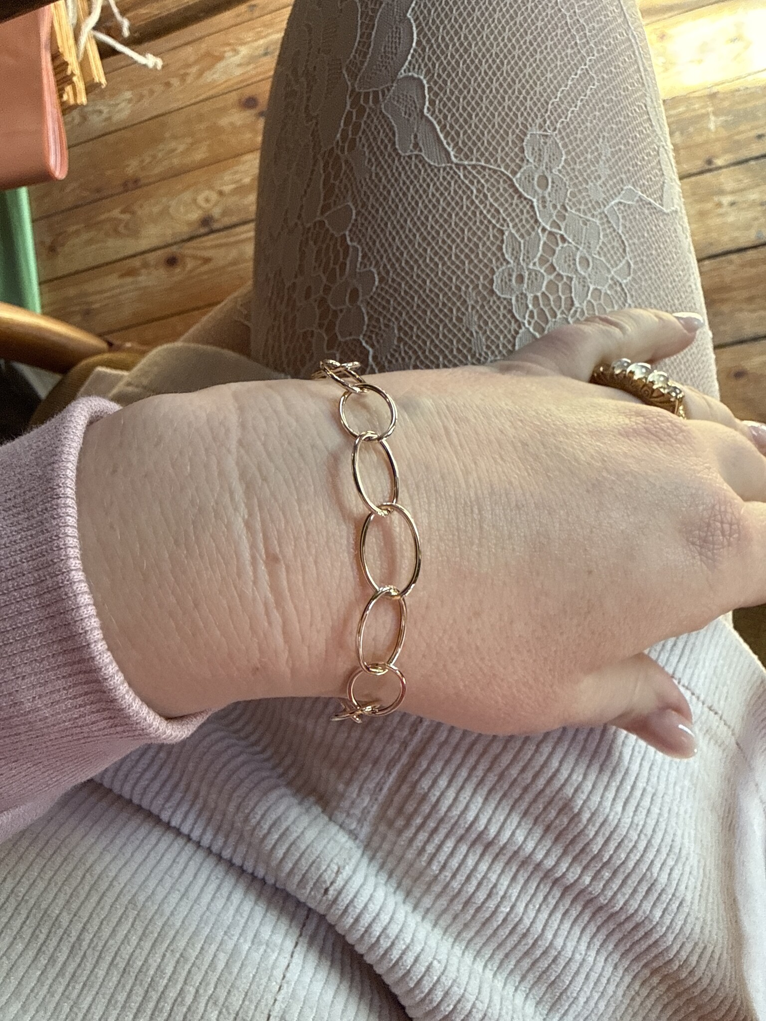 Armband ronde schakel