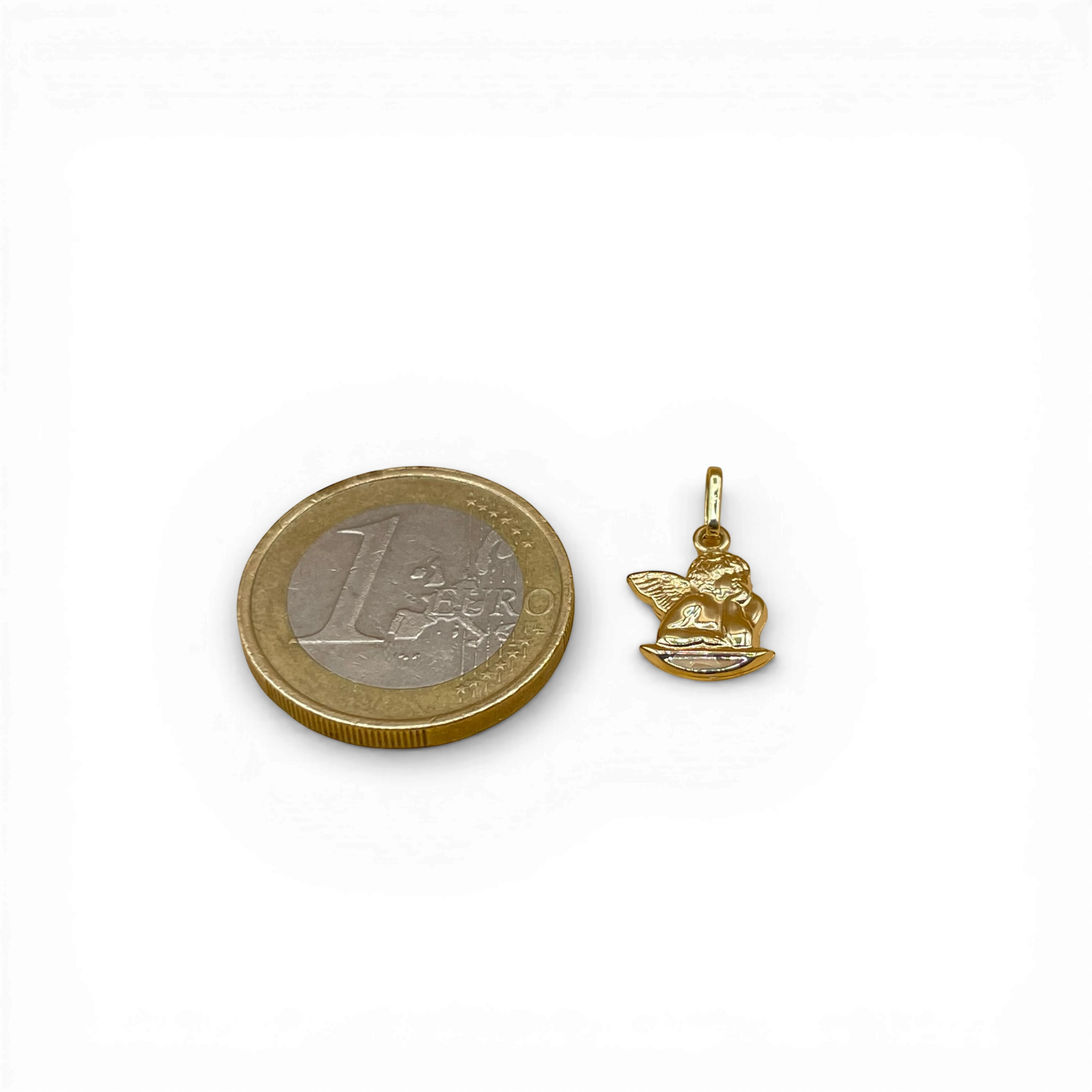 Engel hanger 14 karaat