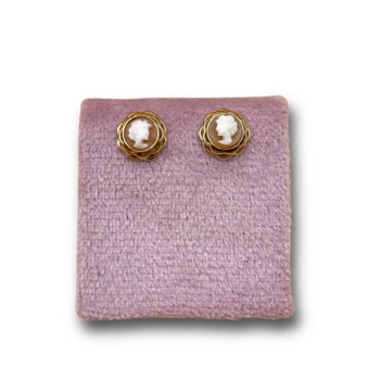 Cameo earrings