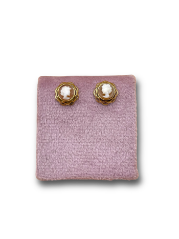 Cameo earrings