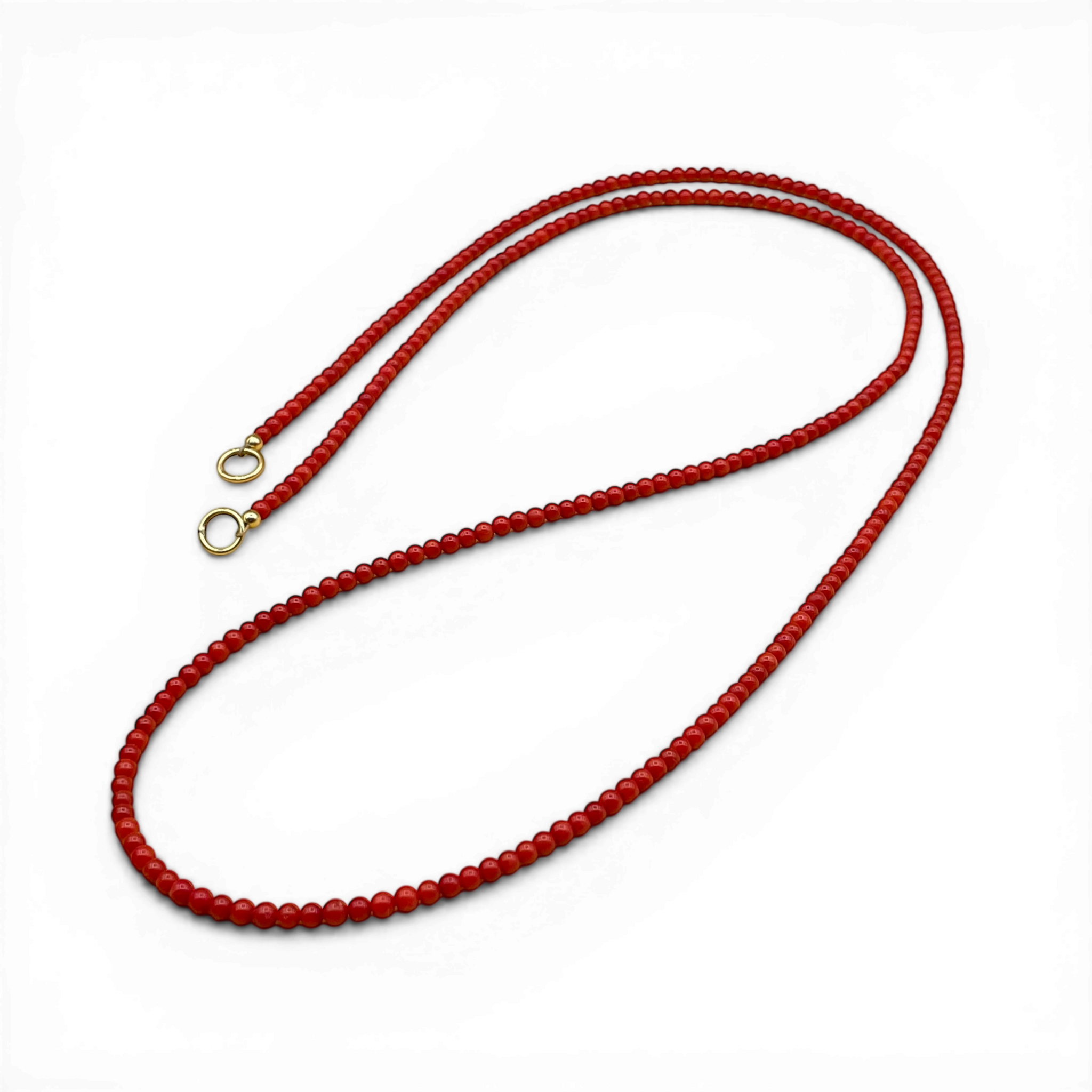 Antiek koraal ketting