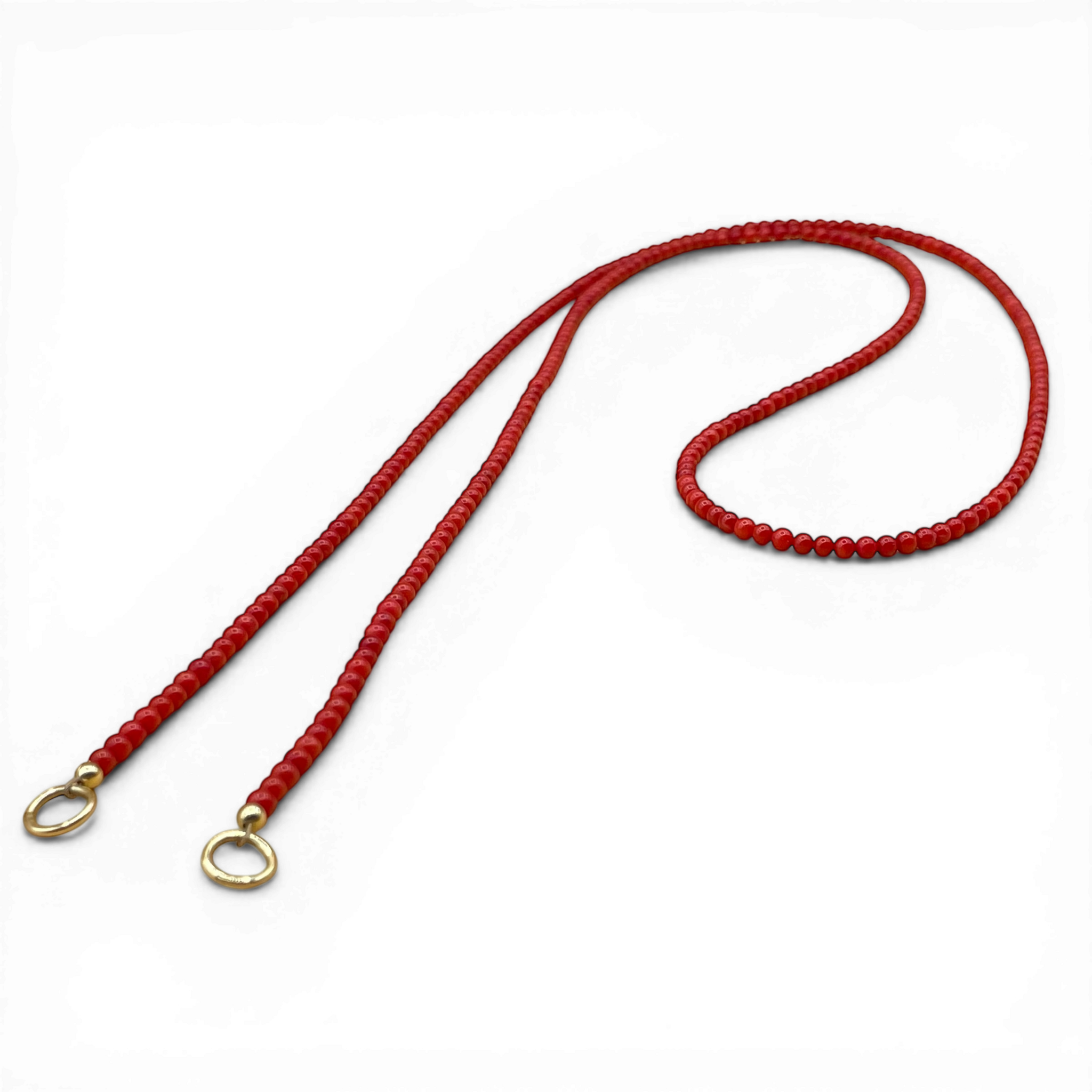 Antiek koraal ketting