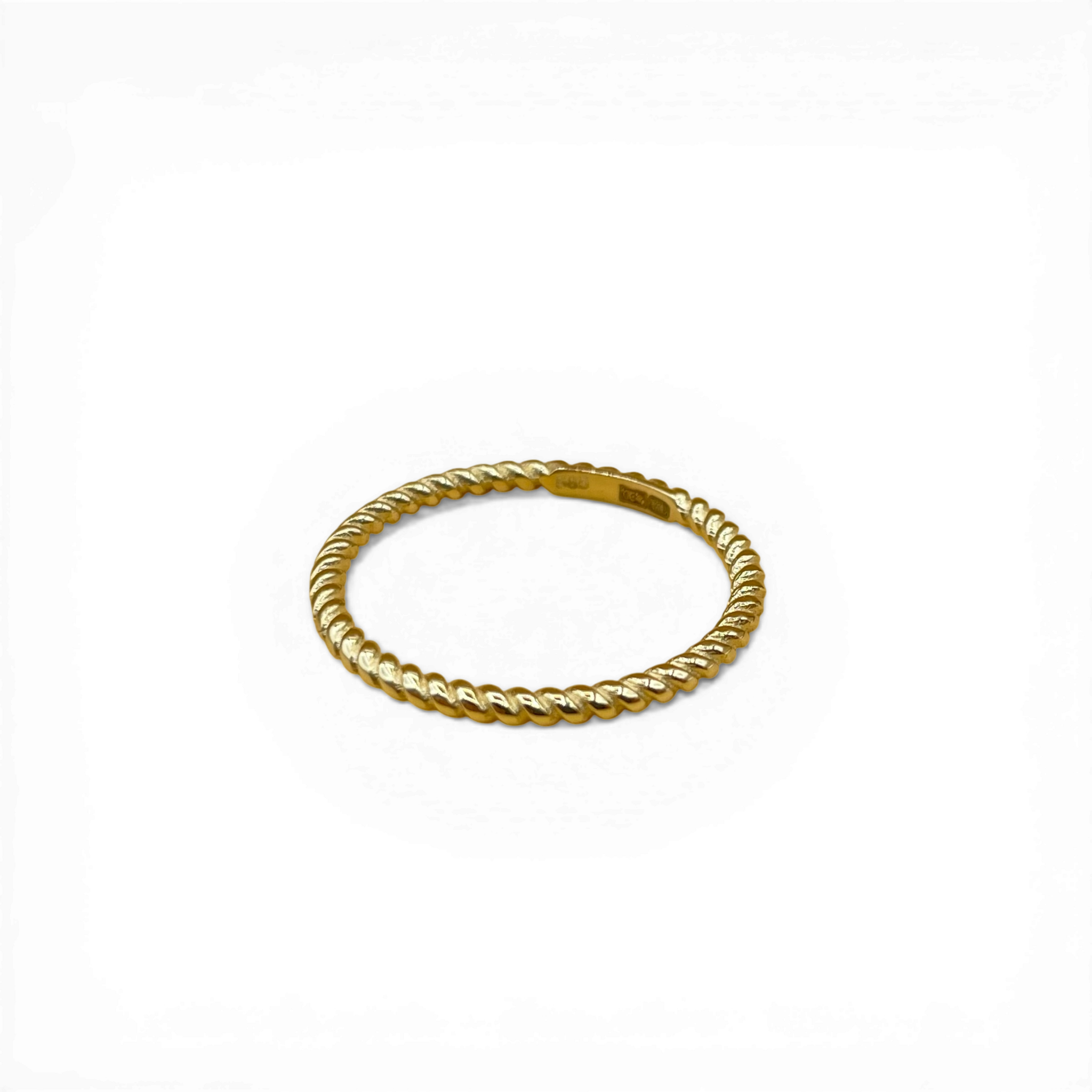 Aanschuif ring gedraaid