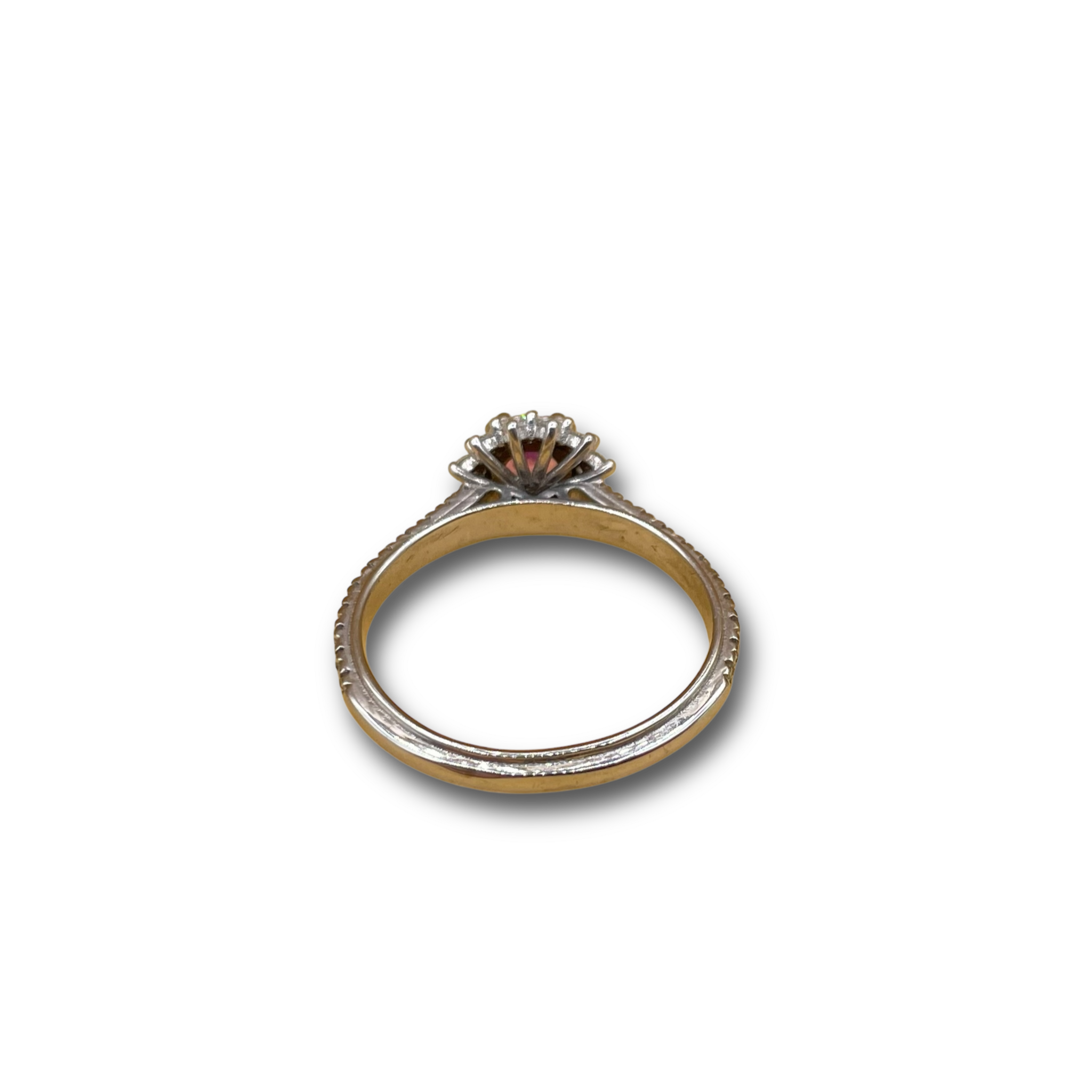 Roze saffier diamant