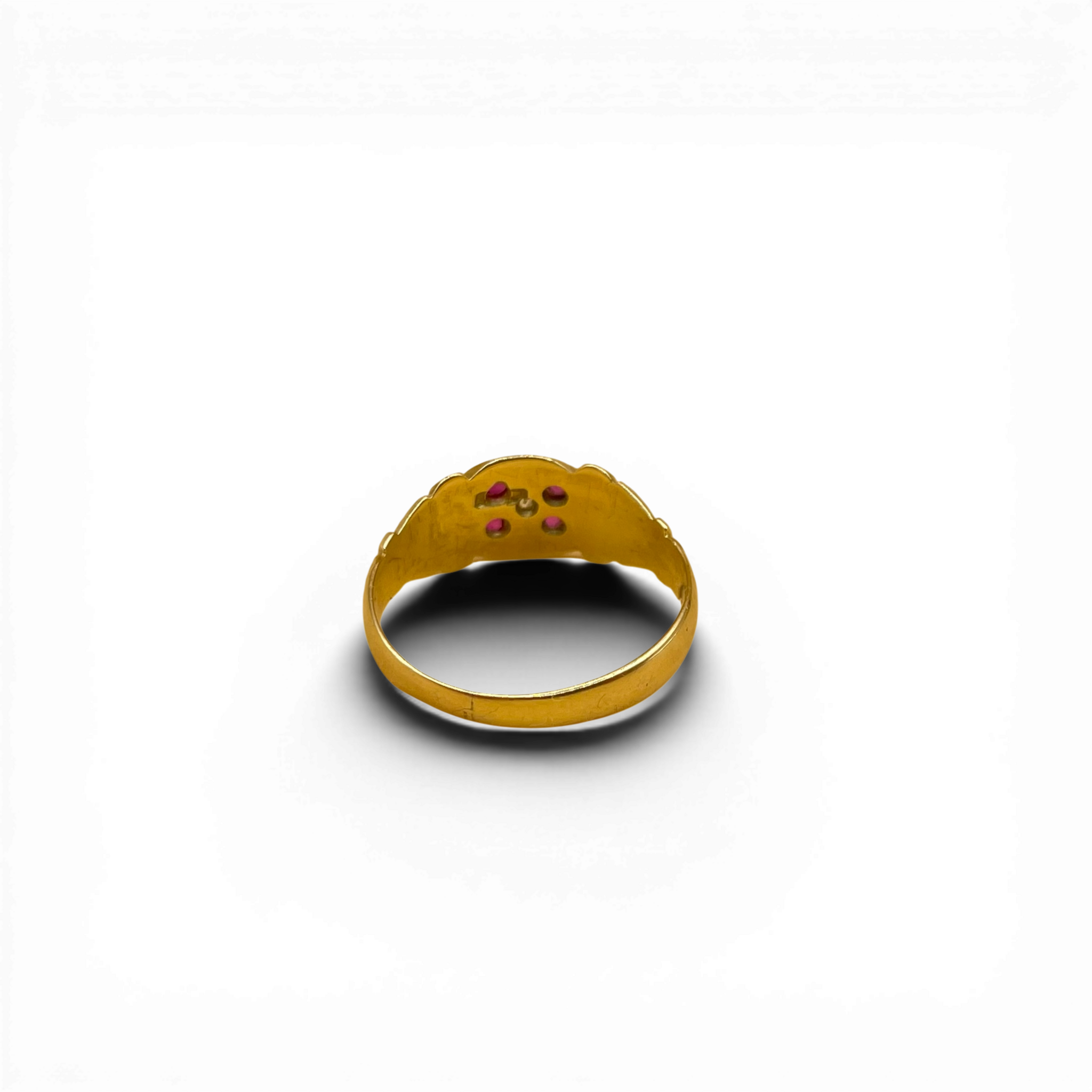 Robijn diamant  antiek