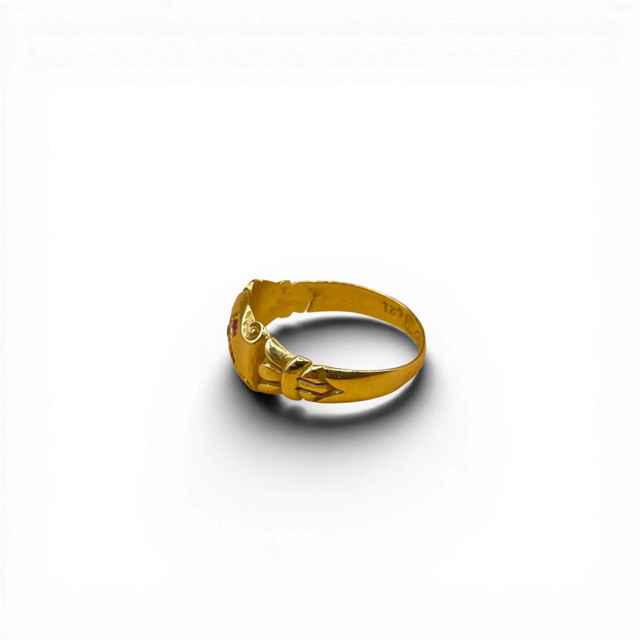 Robijn diamant  antiek