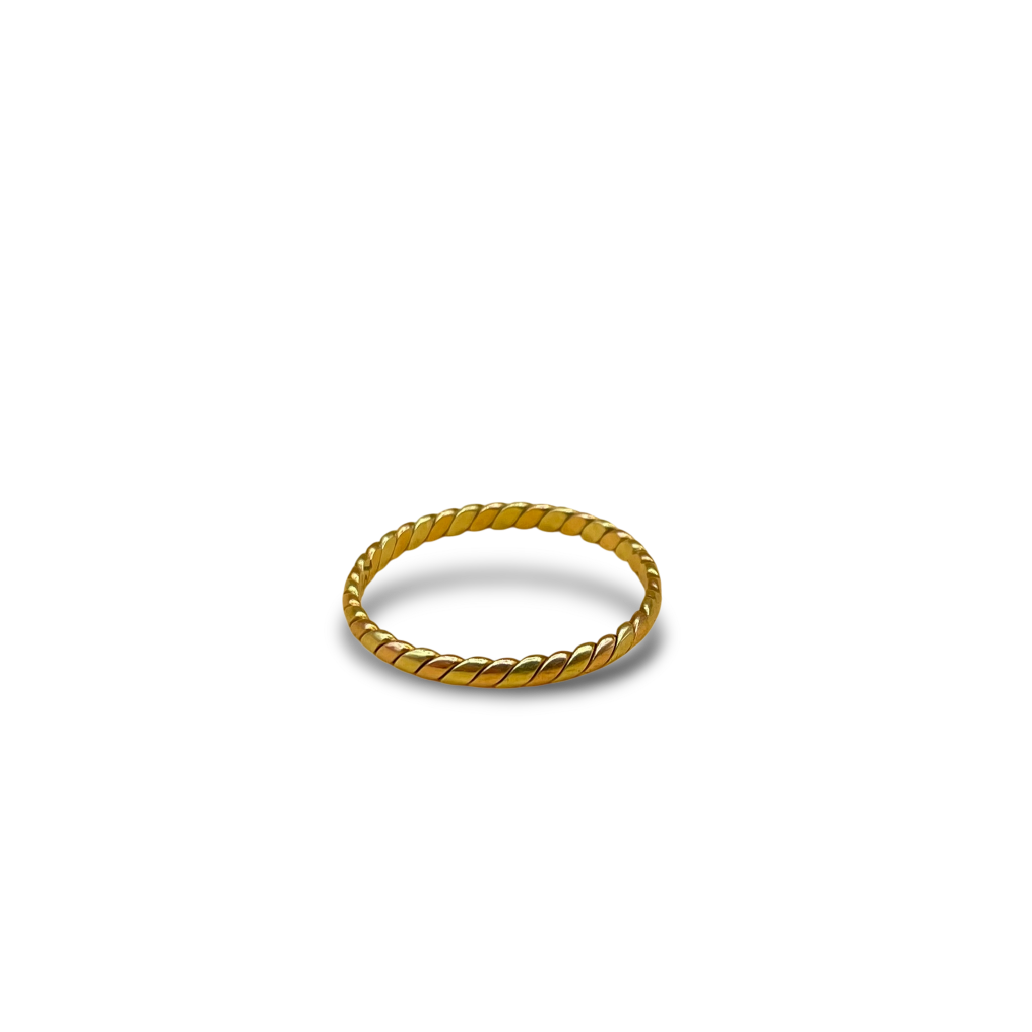 Aanschuif ring gedraaid twee kleuren