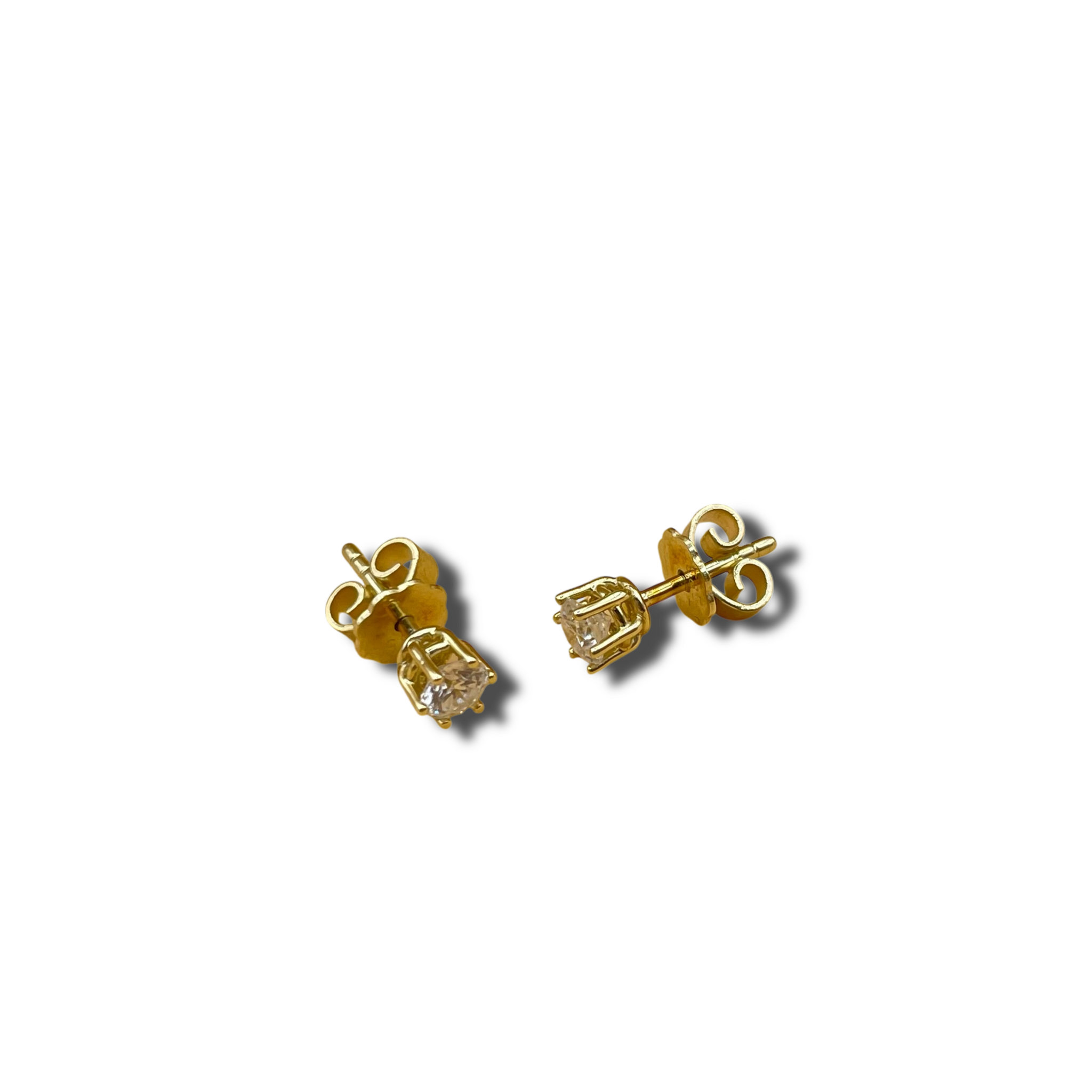 Diamanten oorbellen