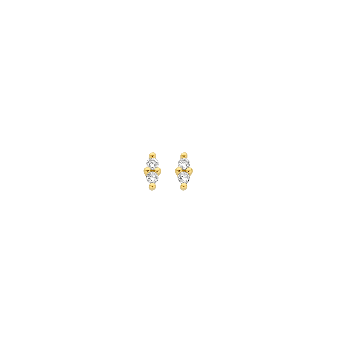 Diamant oorbel