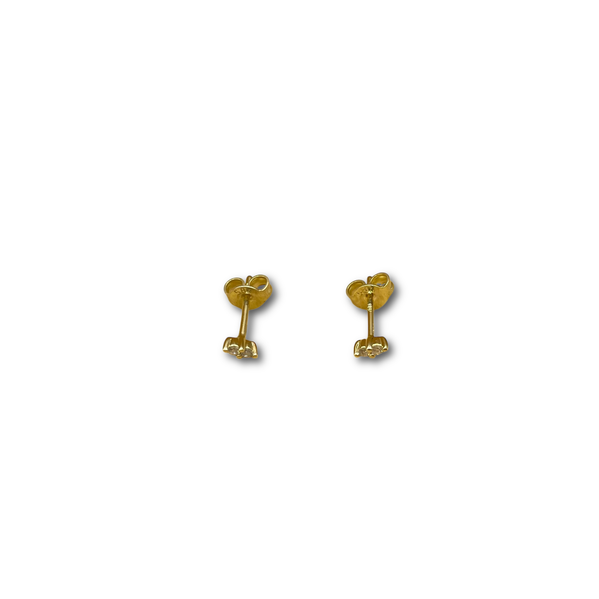 Diamant oorbel