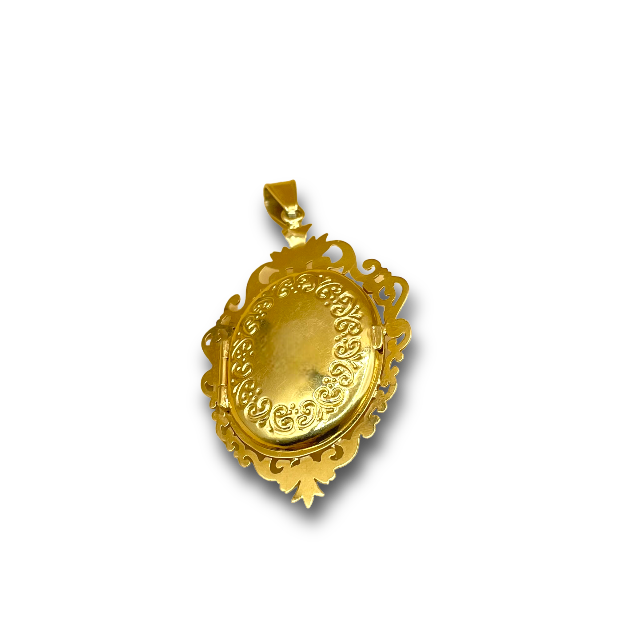 Amethist parel medallion