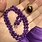 Ketting amethist paars