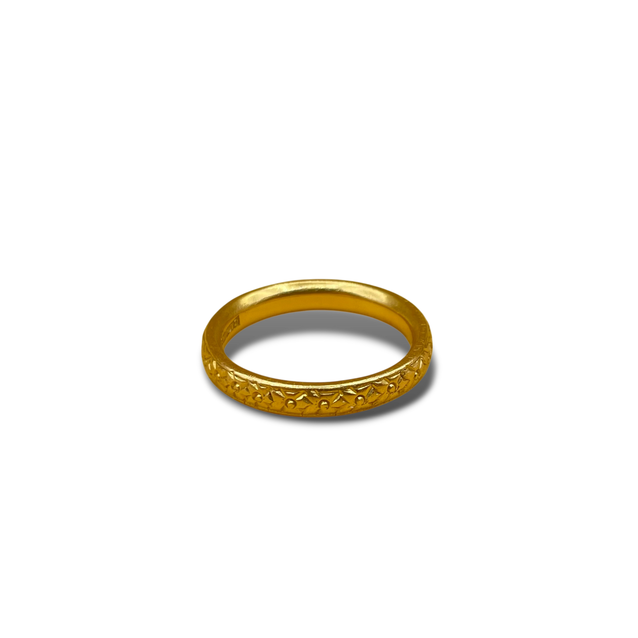 Puur gouden antieke ring